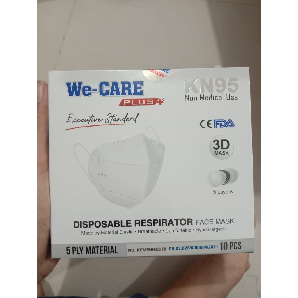 MASKER WE CARE KN95- PUTIH- 5PLY