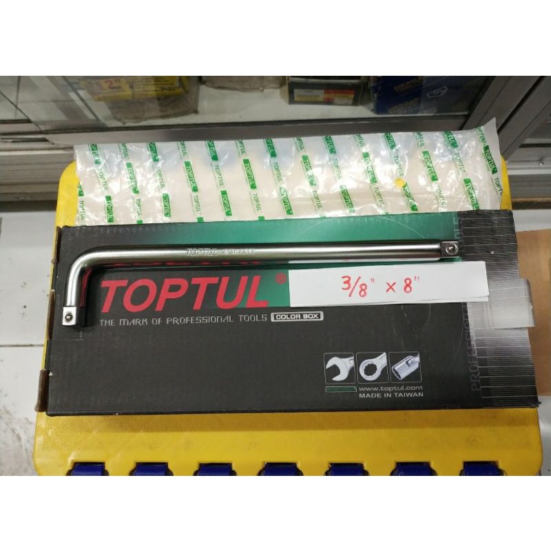 Gagang sok L 3/8 inchi TOPTUL - offset handle