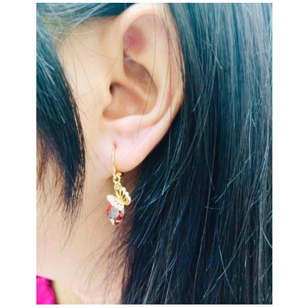 Anting wanita //anting komcer permata // anting lapis emas // anting pernata// perhiasan