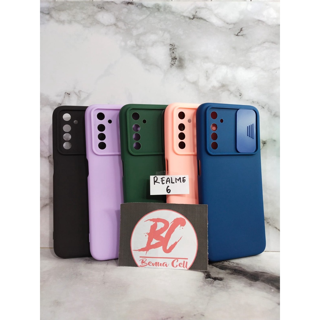 REALME 6, REALME C15 - SOFTCASE CASE SLIDE REALME 6, C15 - CASE SLIDING KAMERA - BC