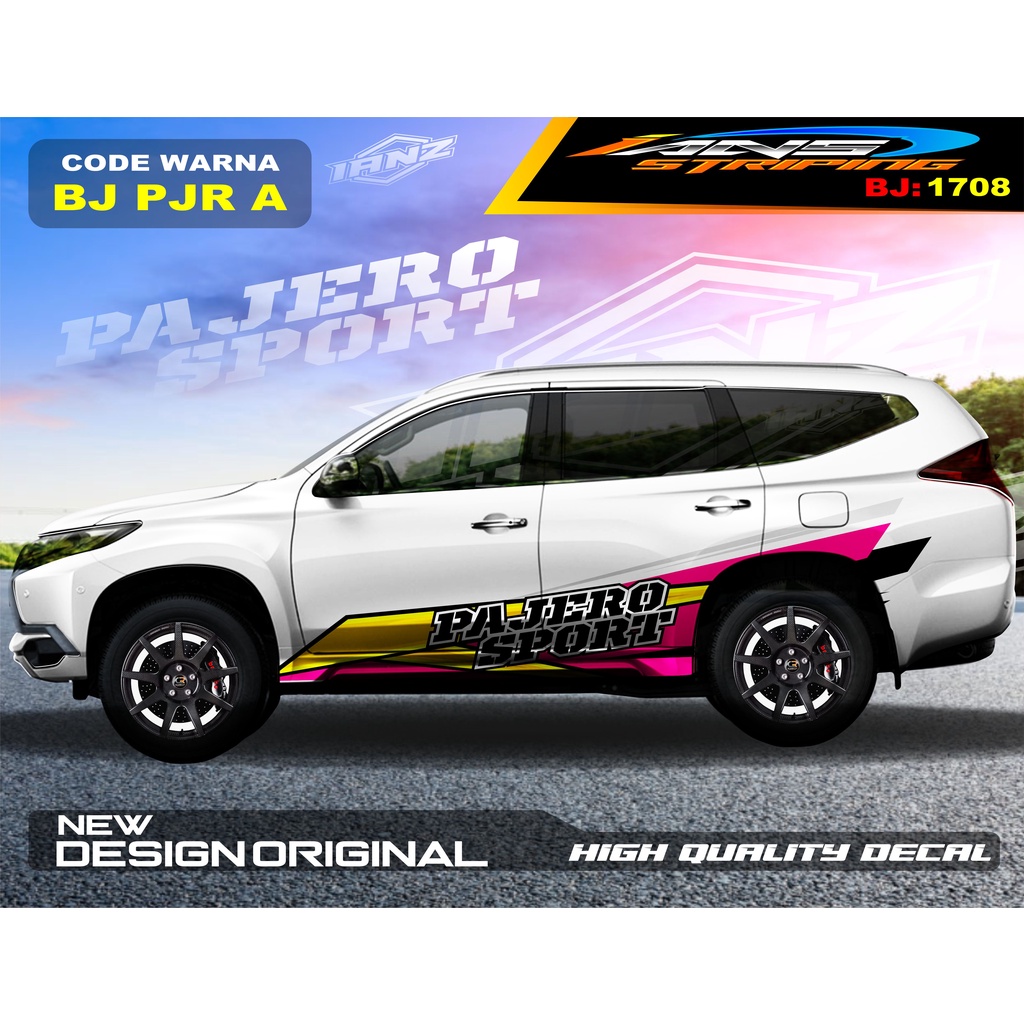 STIKER MOBIL PAJERO / STIKER MOBIL GRAND LIVINA / VARIASI STIKER PAJERO / STIKER MOBIL FORTUNER