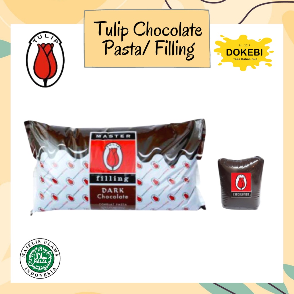 

TULIP Chocolate Filling 1 kg / Filling Coklat / Chocolate Filling / Tulip Chocolate Paste