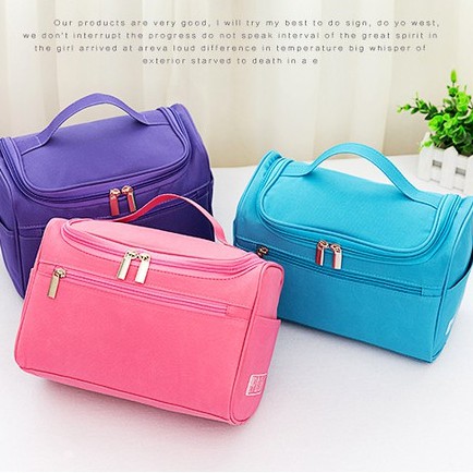 Tempat Penyimpanan Tas Kosmetik Make Up Traveling Organizer Pouch Unik Sabun Mandi Shampo Simpan Bar