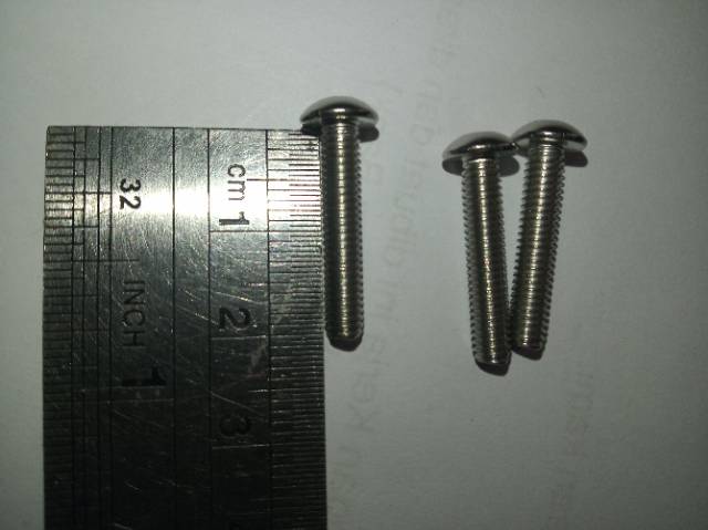 button L M4 x 20 (2cm) stainless 304