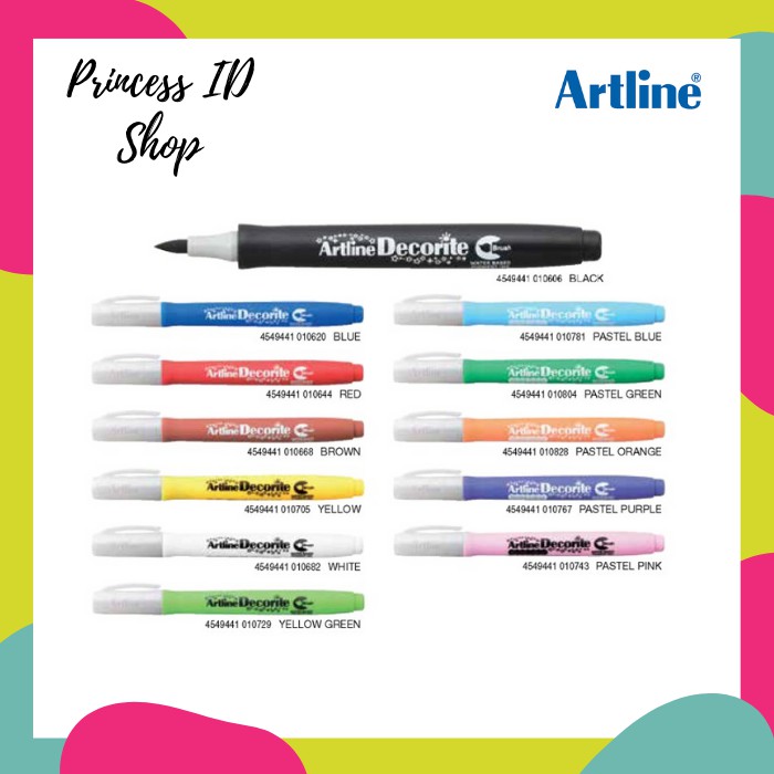 

SPIDOL WARNA ARTLINE DECORITE BRUSH EDF-F