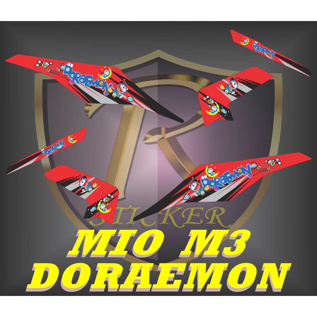 STIKER STRIPING MIO M3 DORAEMON FLY
