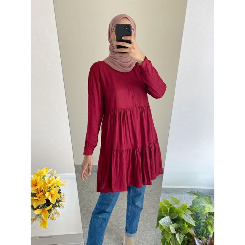 FAZA TUNIK BUSUI/TUNIK RAYON/TUNIK TERLARIS/RAYON TUNIK WANITA