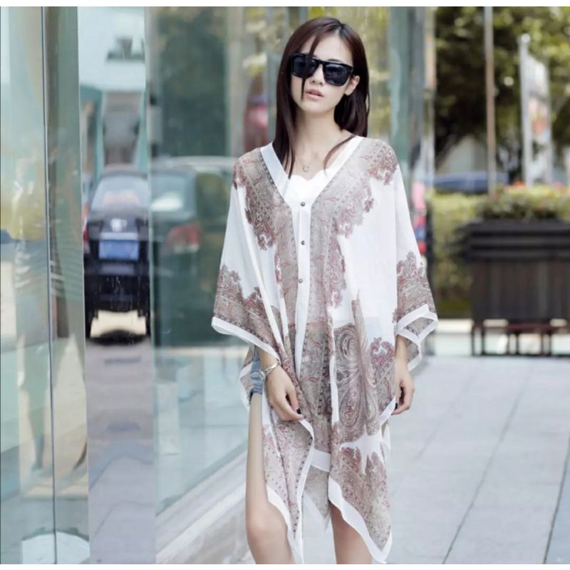 Scarf outer / selendang Viral TIK-TOK / Selendang import / outer scarf /Syal pantai / scarf /scarf Pantai-2