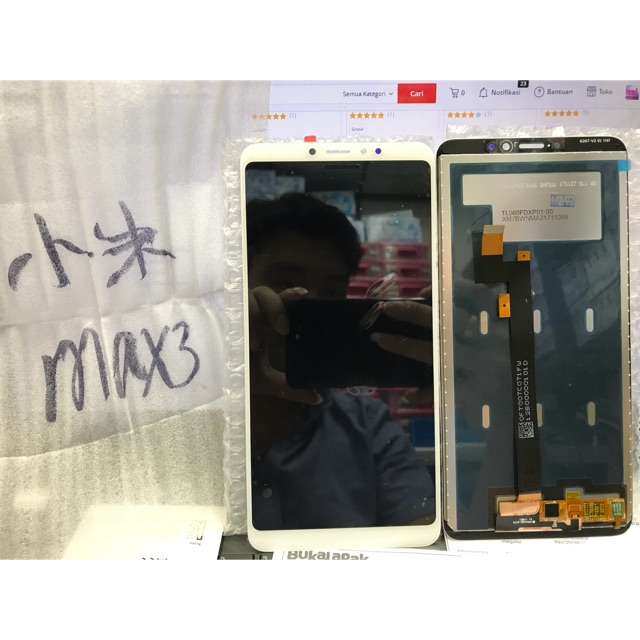 LCD TOUCHSCREEN MI MAX 3 FULLSET ORIGINAL OEM