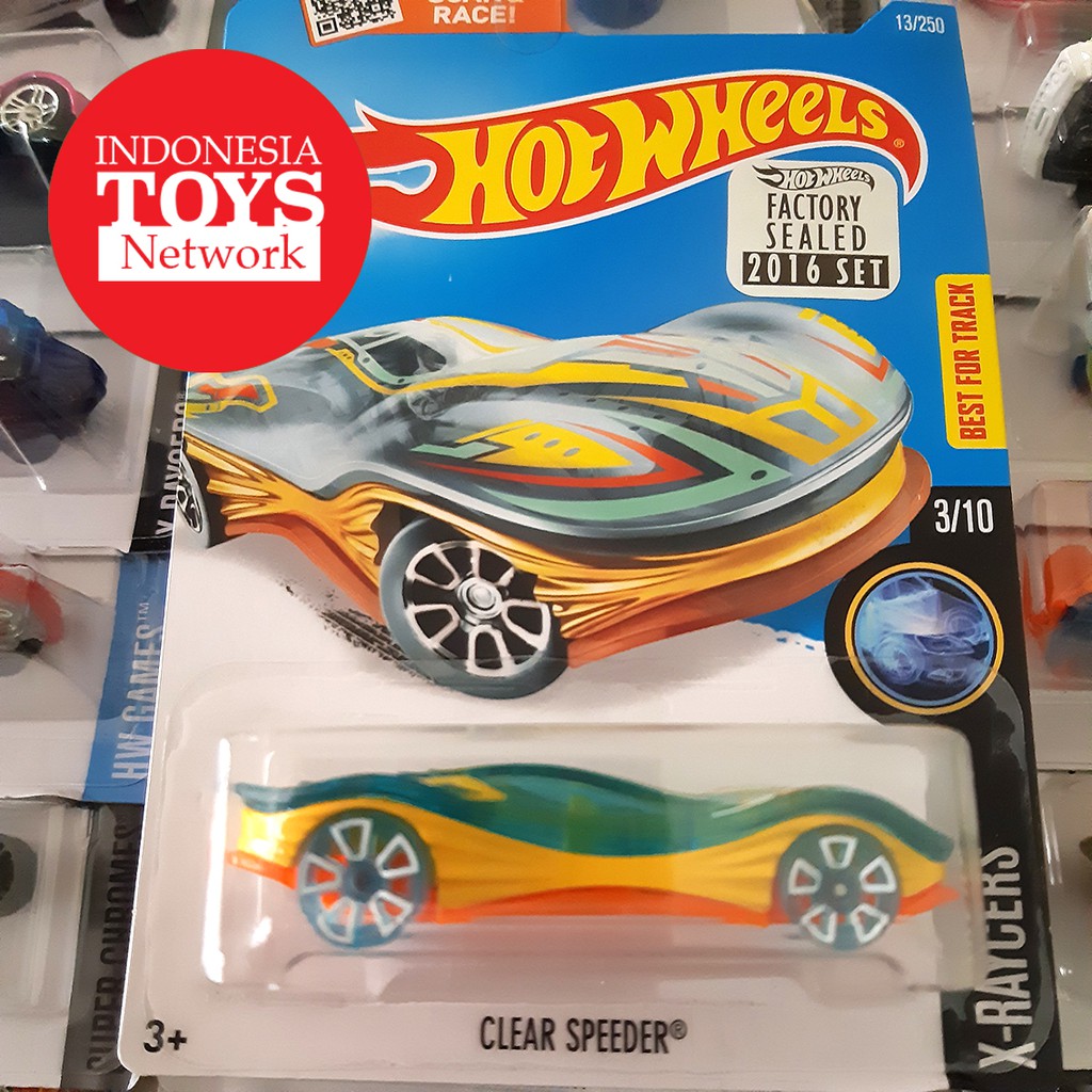 hot wheels clear speeder price