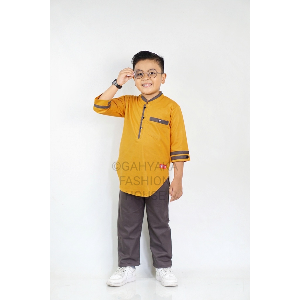 SETELAN KOKO KURTA ANAK 4-15 TAHUN BAHAN FULL KATUN TEBAL DAN ADEM