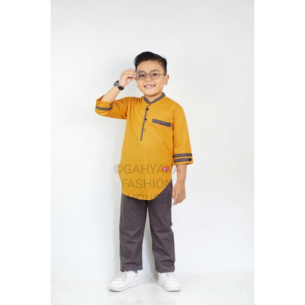 SETELAN KOKO KURTA ANAK 2-15 TAHUN BAHAN FULL KATUN TEBAL DAN ADEM