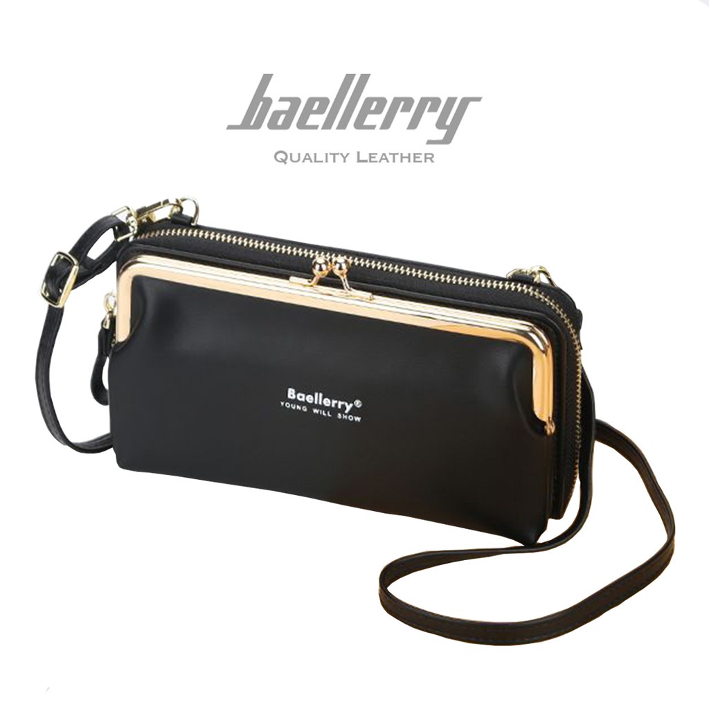 BAELLERRY N8102 Tas Selempang Wanita Bahan Kulit PU Leather Premium WATCHKITE WKOS