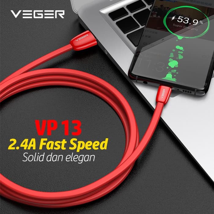 Kabel Data USB Mikro VP13 Fast Charging 2.4A Original