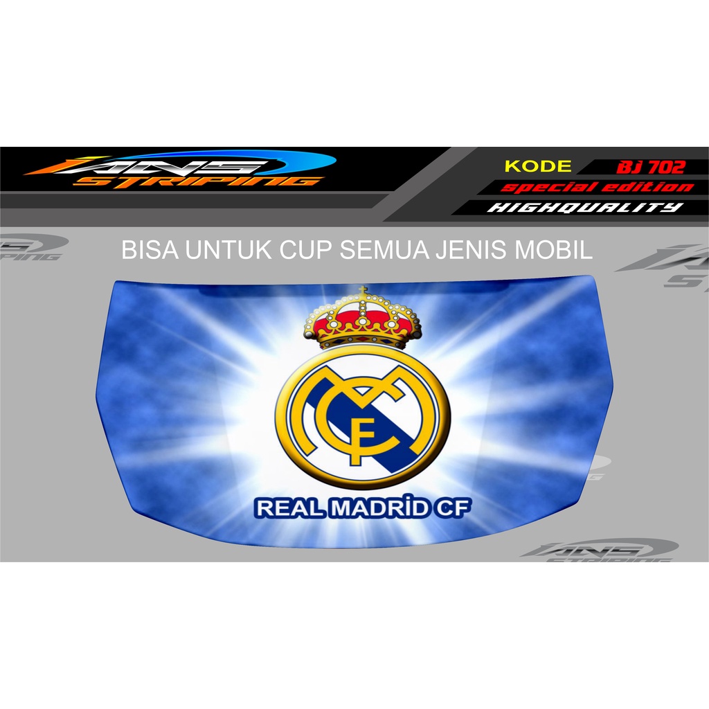 STICKER KAP MOBIL BRIO, AGYA, JAZZ, AVANZA, INOVA / DECAL STIKER CUP KAP MOBIL / STIKER KAP MESIN