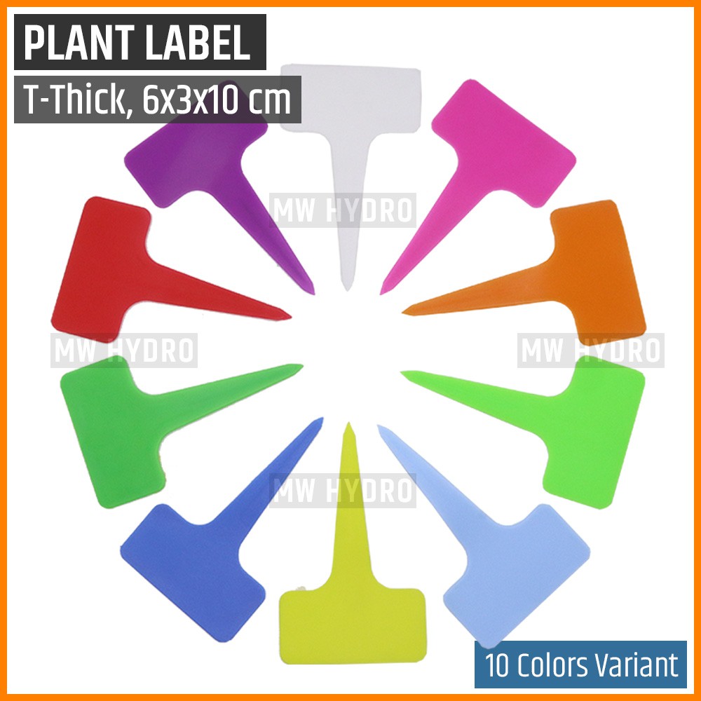 10 pcs - Label Tanaman / Plant Label / Tag, Model T Tebal, 6x3x10cm