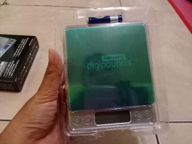 Taff Timbangan Dapur Mini Digital Platform Scale 1kg 0.1g - I2000