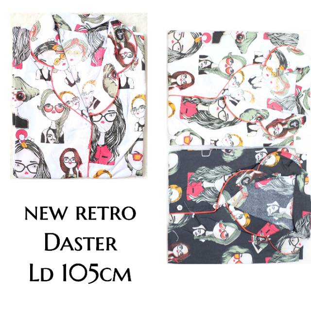 PIYAMA DEWASA DASTER / LD 104CM FIT TO XL (KATUN JEPANG)