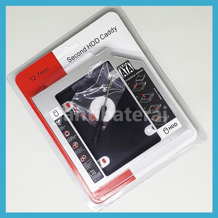 SSD HDD Caddy Acer E1-471 E1-421G E1-431 Zqt E1-471G 12.7mm tebal