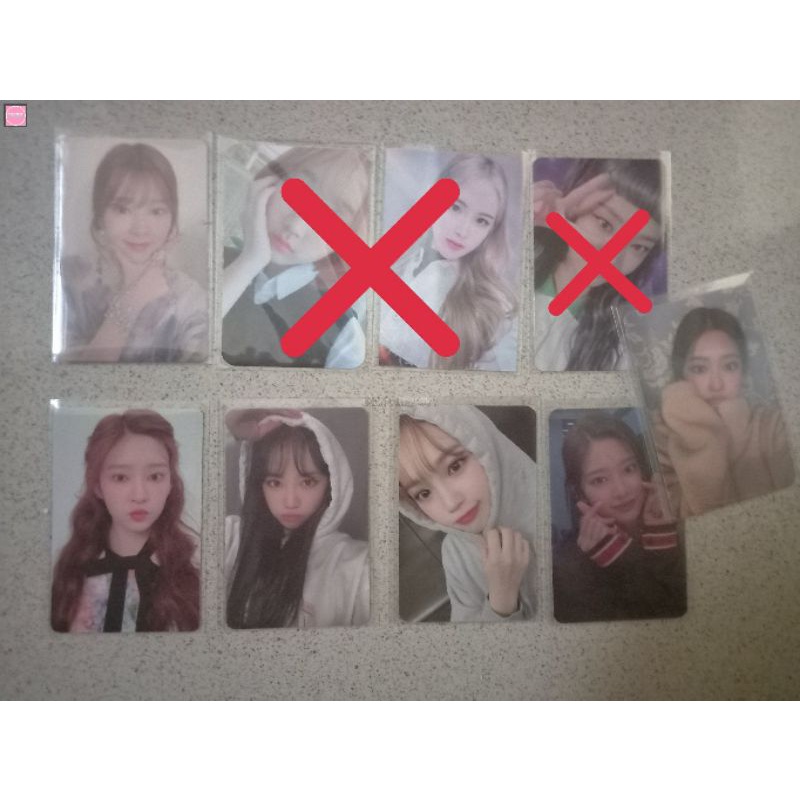 [READY] TAKE ALL PHOTOCARD IZONE MINJU BENEFIT BENE ONEIRIC DIARY OD CHAEWON HOODIE ABU 3D CHAEWON H