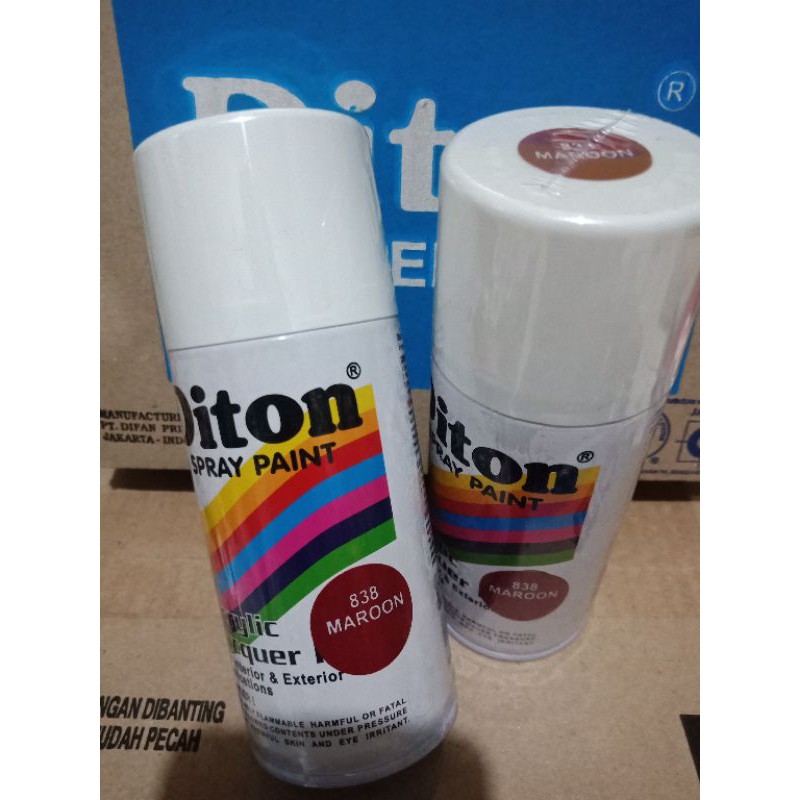 Pilok pilox Pylok Cat Semprot Diton Merah Maron / Maroon 816 150cc .