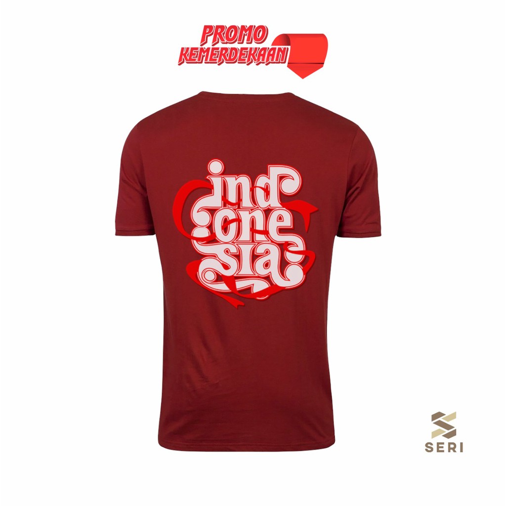 kaos distro kemerdekaan 76 tahun Indonesia
