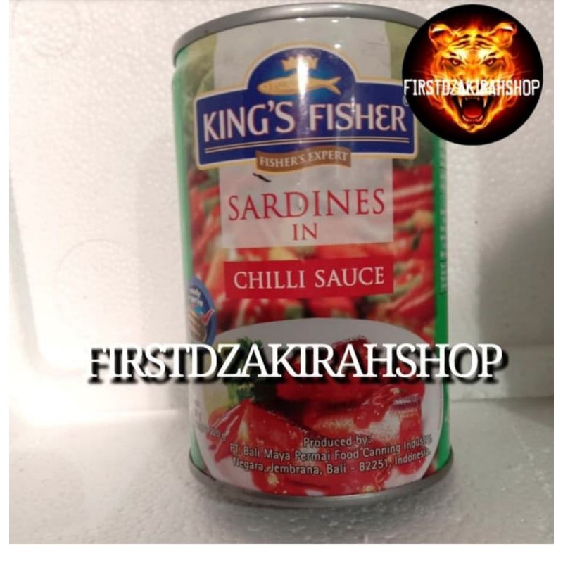 

King's fisher sarden dalam sauce sambel 280gr