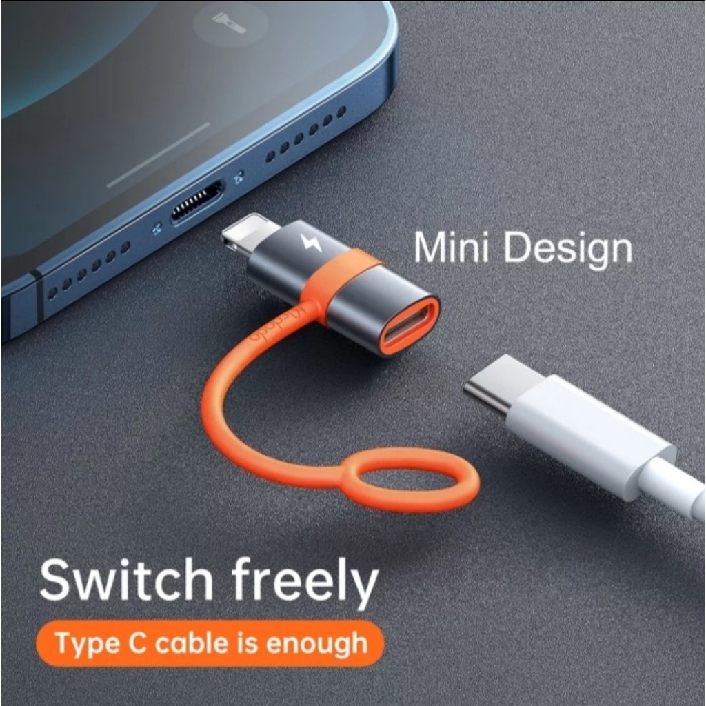 MCDODO OT-051 Converter Charger OTG type C To Lightning Iphone FAST