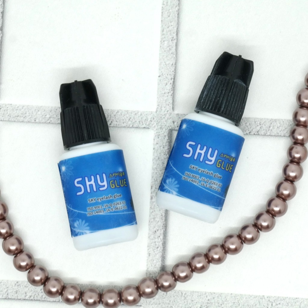 SKY GLUE TIPE D (HITAM) PROMO Barang Baru / eyelash extension glue / lem bulu mata