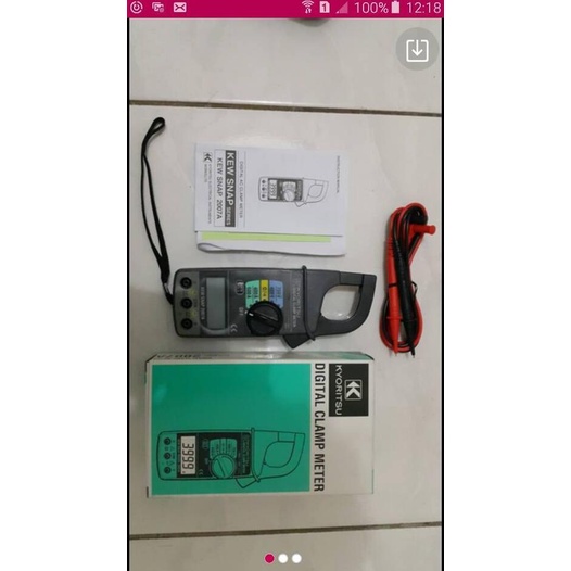 digital tang ampere kyoritsu 2007a clamp multimeter amper