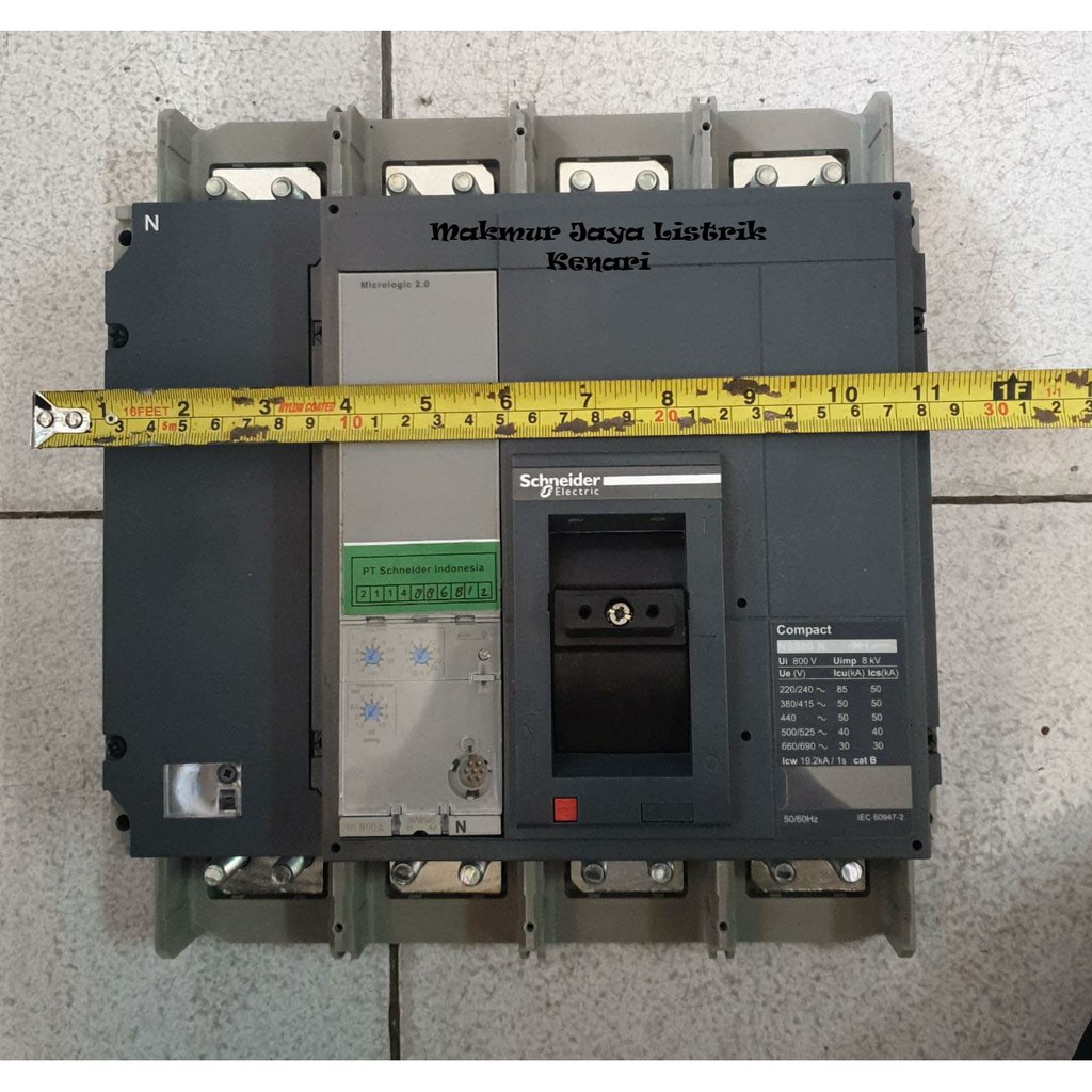 MCCB NS800N 4P 800A SCHNEIDER 800 Ampere 4 pole