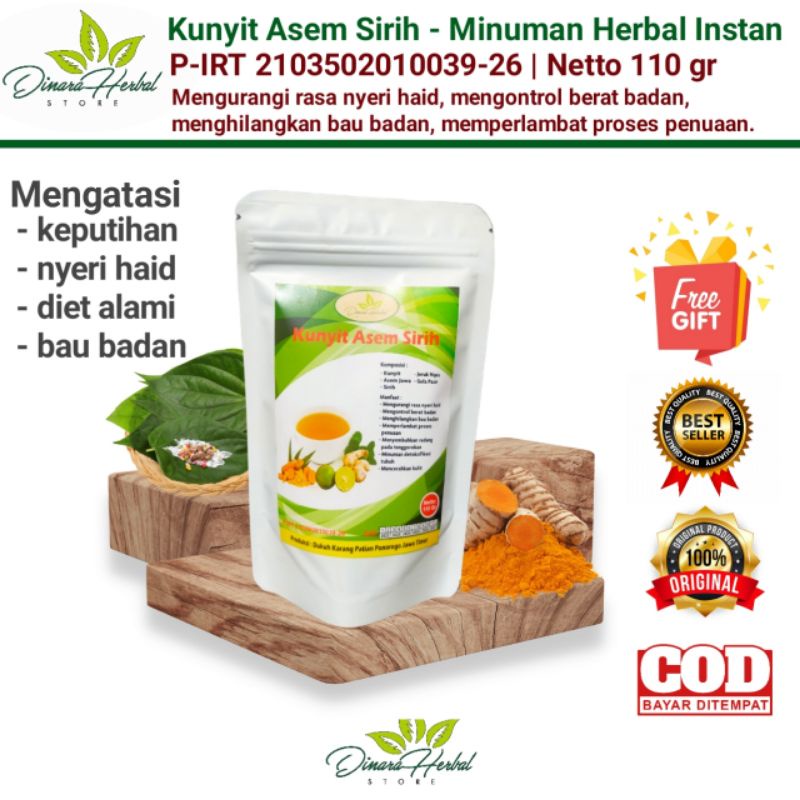 

[110 gr] Bubuk Kunyit Asem Sirih Minuman Kesehatan Herbal Minuman Detok
