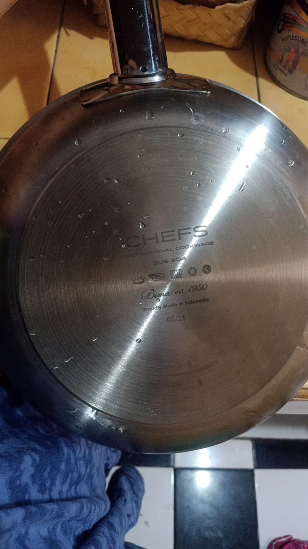 Fry Pan Penggorengan 24cm Sus-304 Bima Chefs