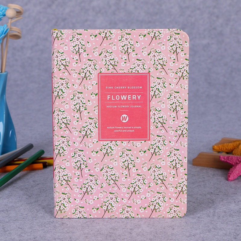 2022 Cute Agenda Planner Monthly Weekly Plan Portable A6 Pocket Notebook Cute Diary Flower Journal Office Stationery