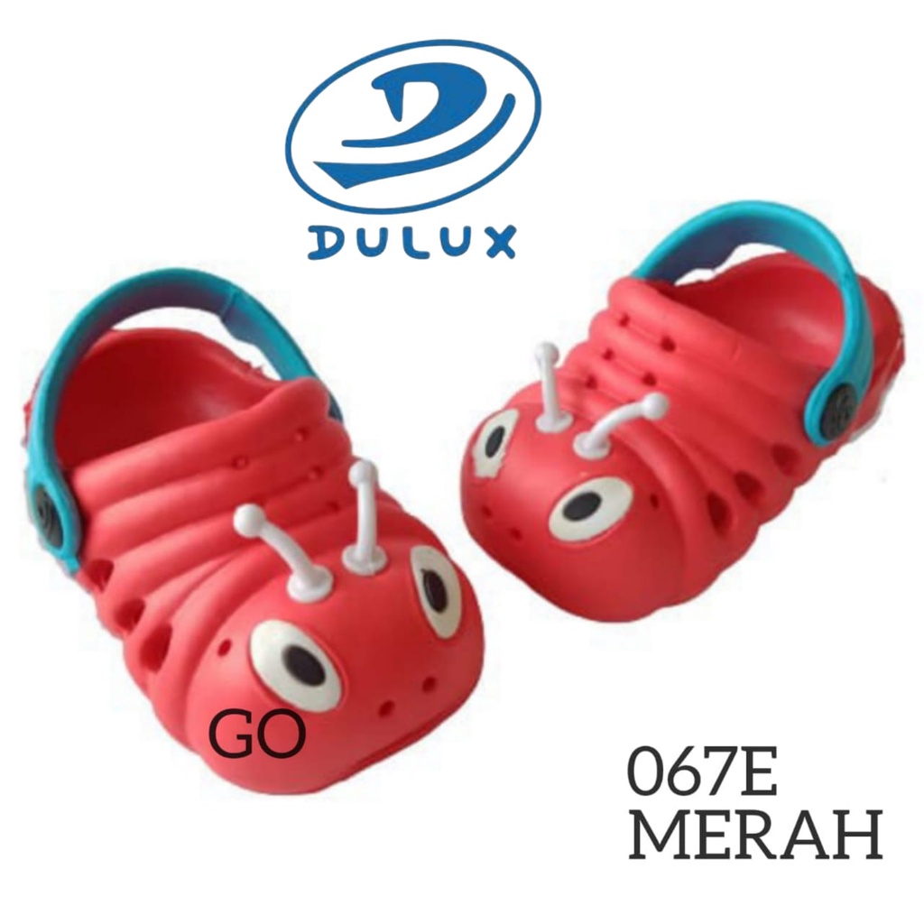 gof DULUX 067 Sandal Anak Baim Ulat Sandal Anak Lelaki Perempuan Terlaris Sandal Bayi Tali Belakang