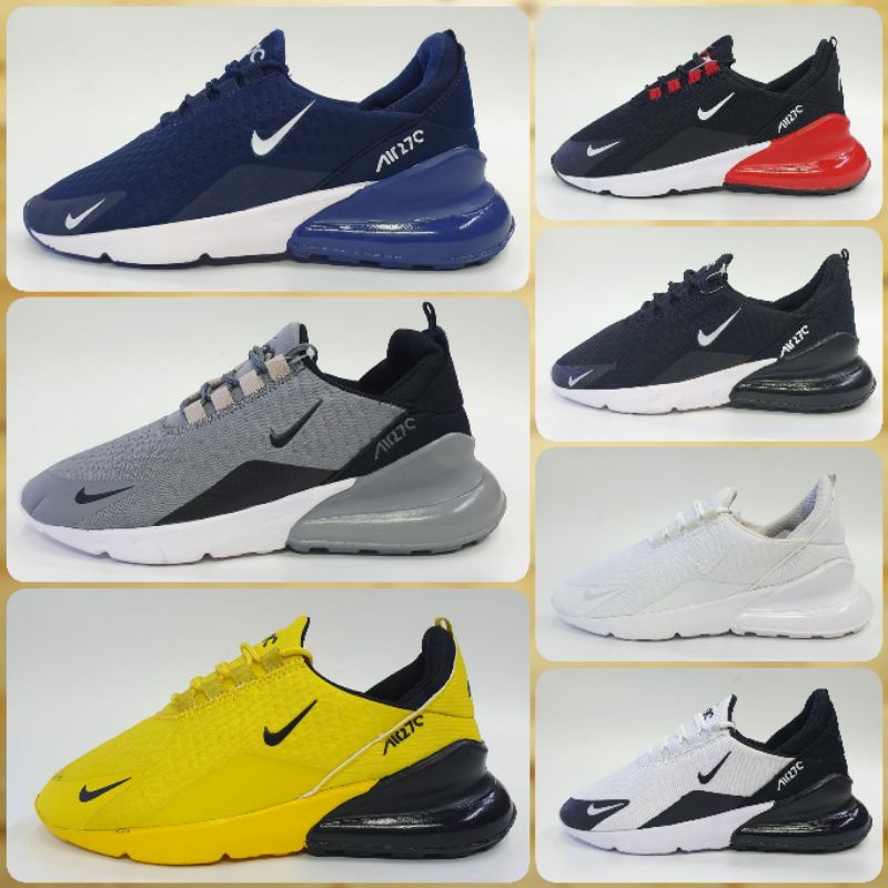 ⭐COD SEPATU NIKE AIR MAX 270 REACT CEWEK COWOK NIKE AIRMAX 27C SEPATU GYM PRIA WANITA SEPATU JOGING 