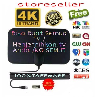 Taffware Antena Tv Digital Dvb T2 4k High Gain 25db Shopee Indonesia