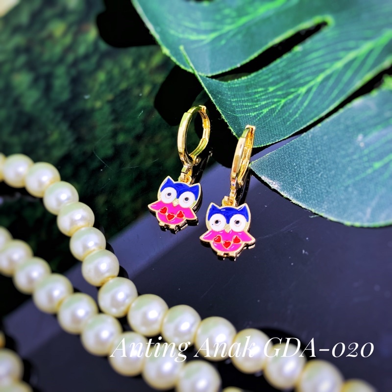 Anting Anak Ring Bulat Klip / Anting Xuping Premium Titanium Silver Perak Bayi