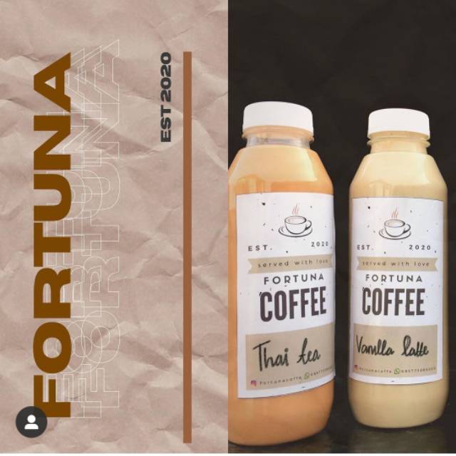 

Coffee botol 1 liter "FortunaCoffee