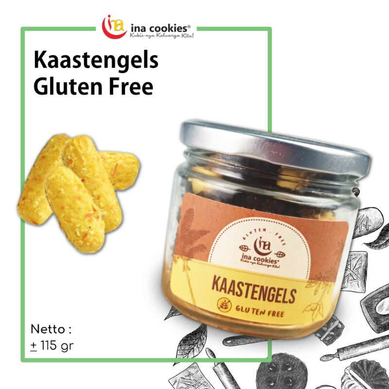 

INA COOKIES KAASTENGELS GLUTEN FREE TOPLES JAR