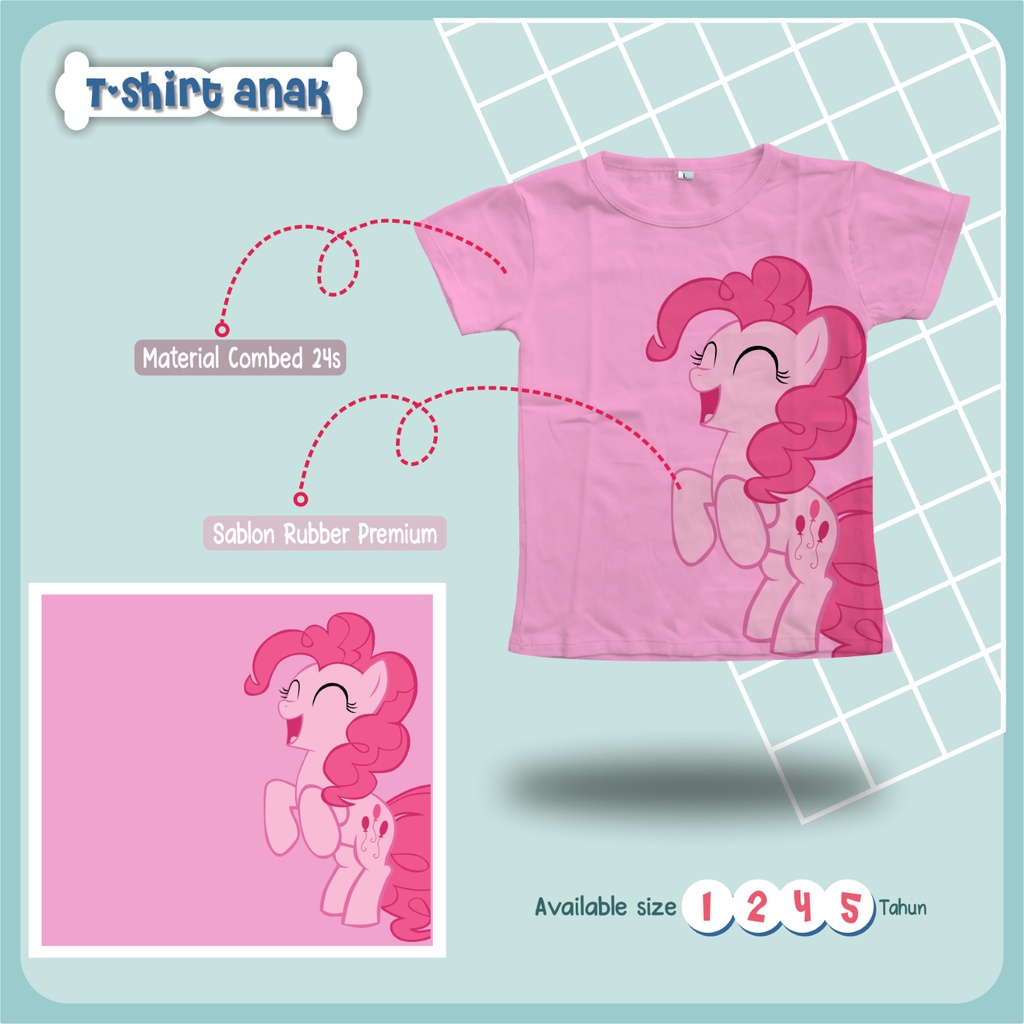 Baju Anak Perempuan / Kaos Anak Perempuan / Kaos Little Pony / Kaos UNICORN / Kaos Anak 1 sampai 5 tahun/ Kaos bayi / Kaos Perempuan