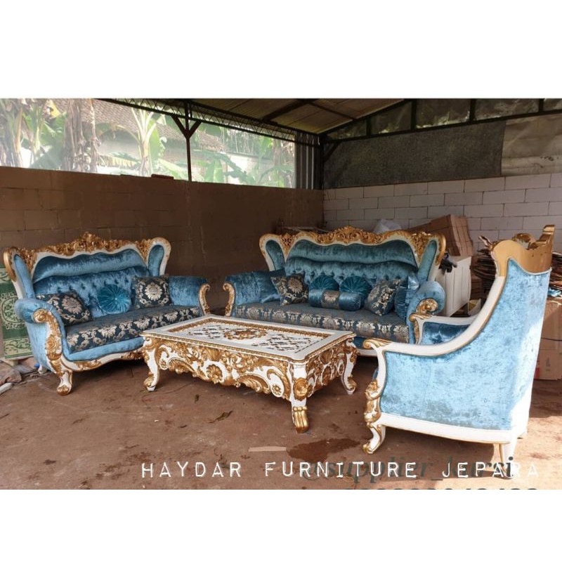 SOFA TAMU MEWAH BELLAGIO JATI || SOFA MURAH