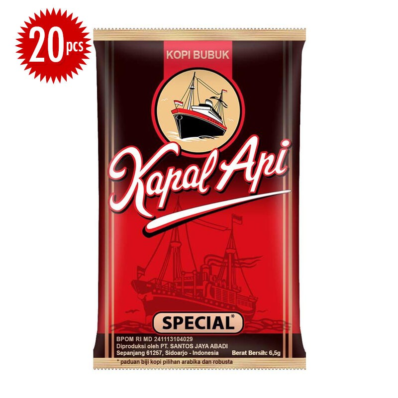 

Kopi Kapal Api 6,5 gr x 20 pcs