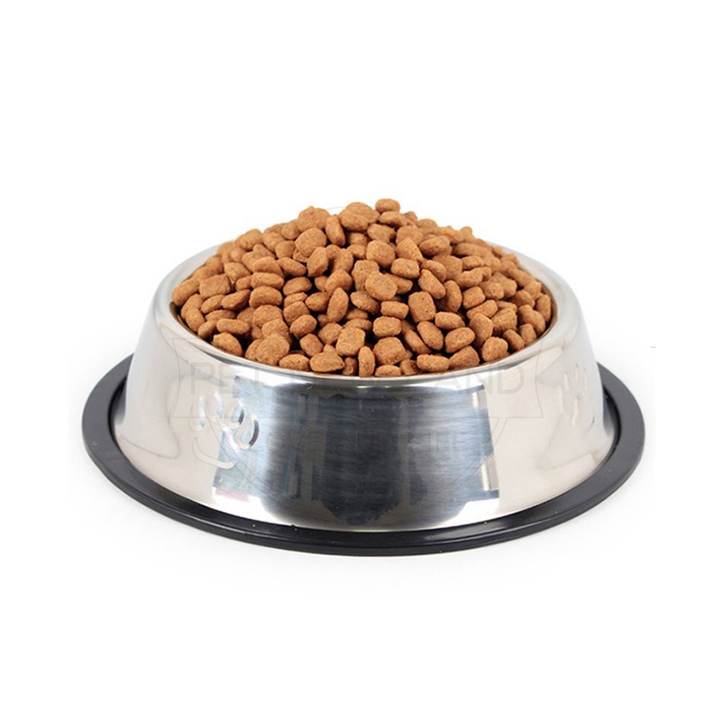 Mangkuk Stainless Steel Anjing Kucing Anti Slip Anti Semut Selip Pet Bowl Aksesoris Hewan