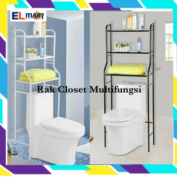 Rak Closet Kamar Mandi 3 Tingkat Rak Toilet Multifungsi Serbaguna RK07