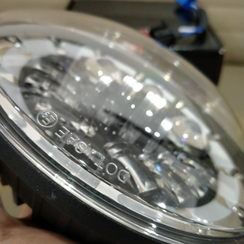 Daymaker COBRA 7 inch 16 LED Angel Eyes Eropa Headlamp Lampu Daymaker 7 in NEW Japstyle XSR 155 W175 Ninja