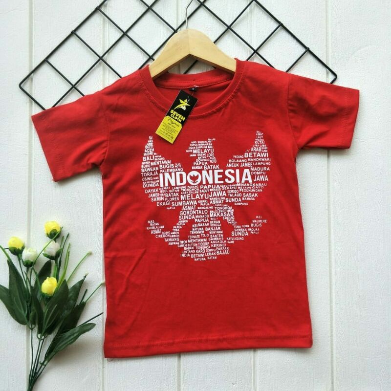 Kaos Merah Putih Spesial Kemerdekaan  / Kaos Garuda / Kaos 76