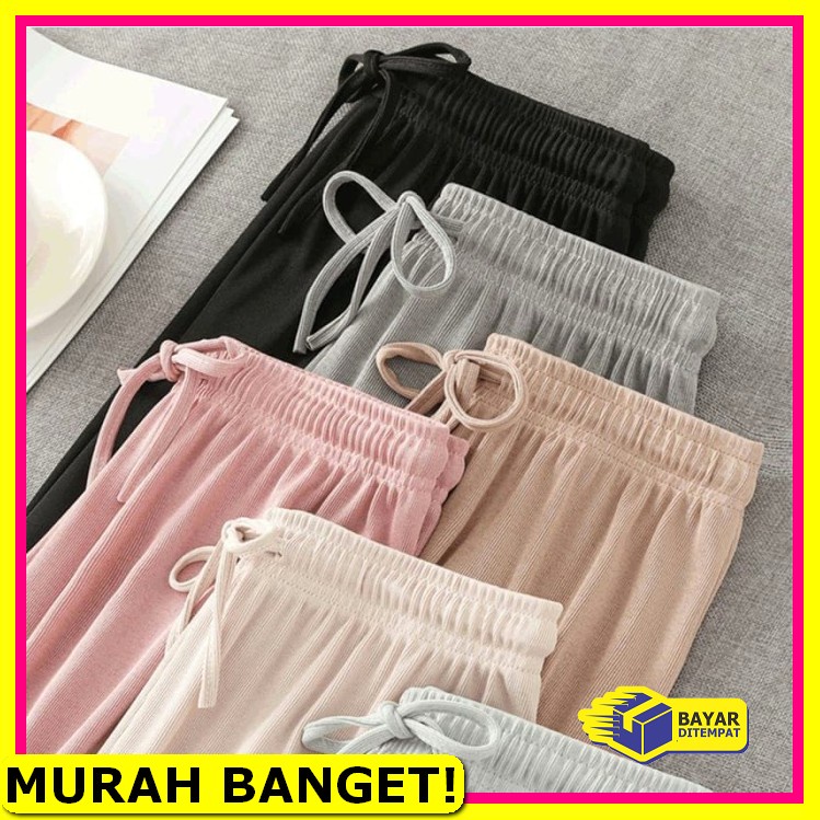 Produk Terlaris Celana Kerja/Kantor Wanita Pdf Pinggang Karet Ba SB373 Big SaleCelana Kulot/Longg