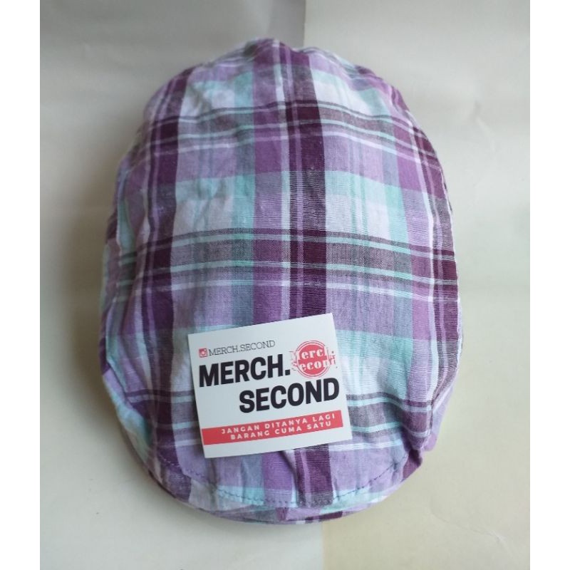 Topi Cap FlatCaps News Boy (Uniqlo) PL Preloved Second