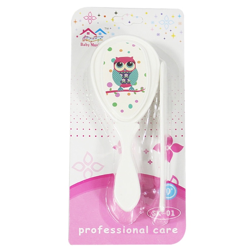 Mary Set Sisir + Sikat Grooming Untuk Perawatan Kulit Sensitif Bayi